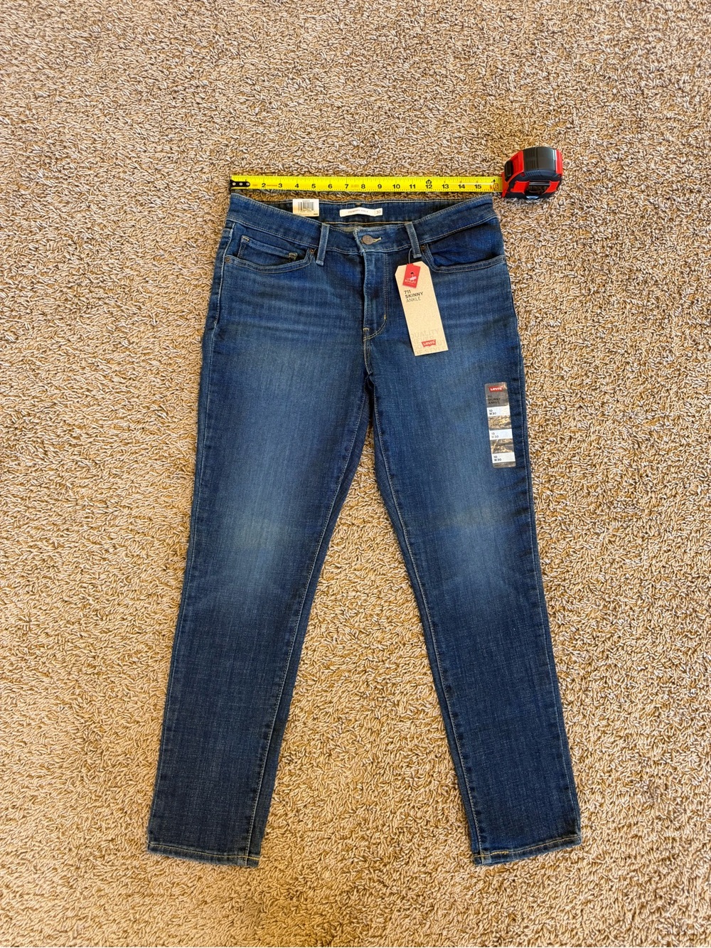 Levi's Women's Dark Blue Skinny Ankle Jeans